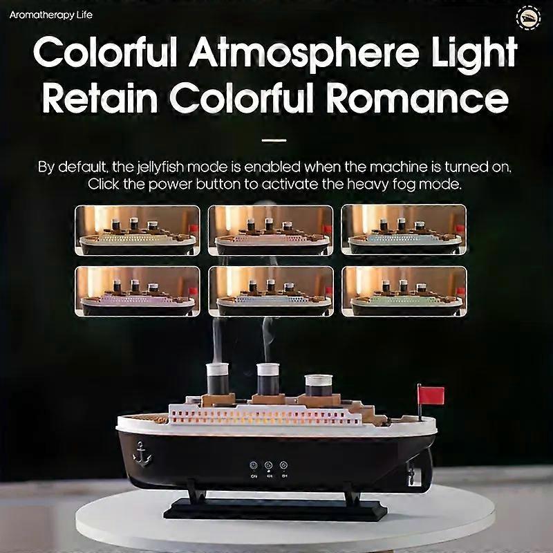 Titanic Ship Model Humidifier & Aroma Diffuser – 250ML