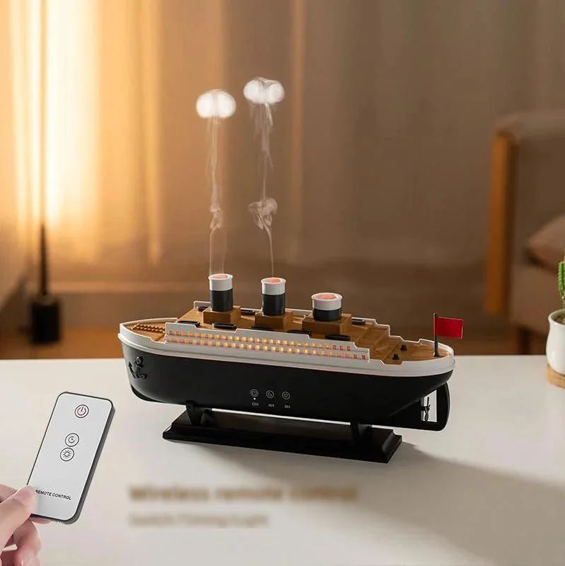 Titanic Ship Model Humidifier & Aroma Diffuser – 250ML