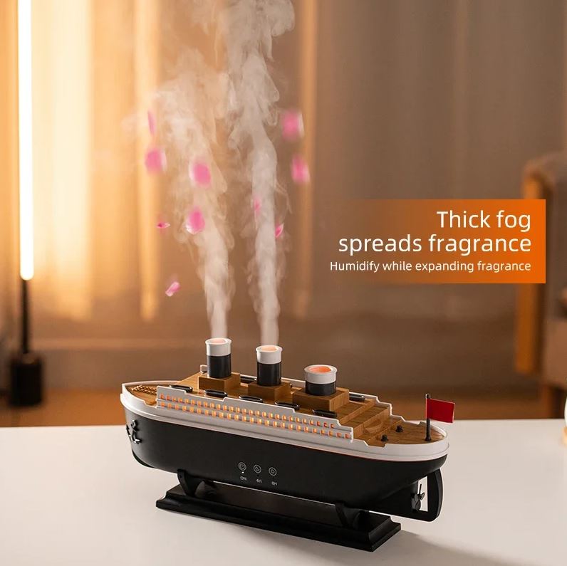 Titanic Ship Model Humidifier & Aroma Diffuser – 250ML
