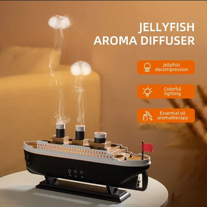Titanic Ship Model Humidifier & Aroma Diffuser – 250ML