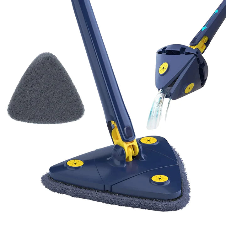 360° Rotating Wet & Dry Triangular Mop – Versatile Cleaning for Floors, Windows & More