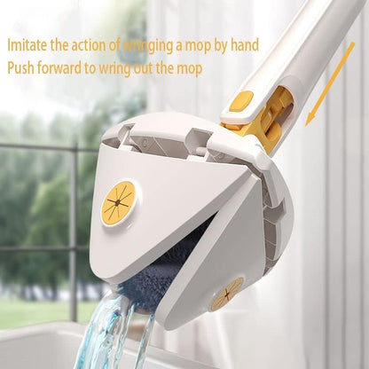 360° Rotating Wet & Dry Triangular Mop – Versatile Cleaning for Floors, Windows & More