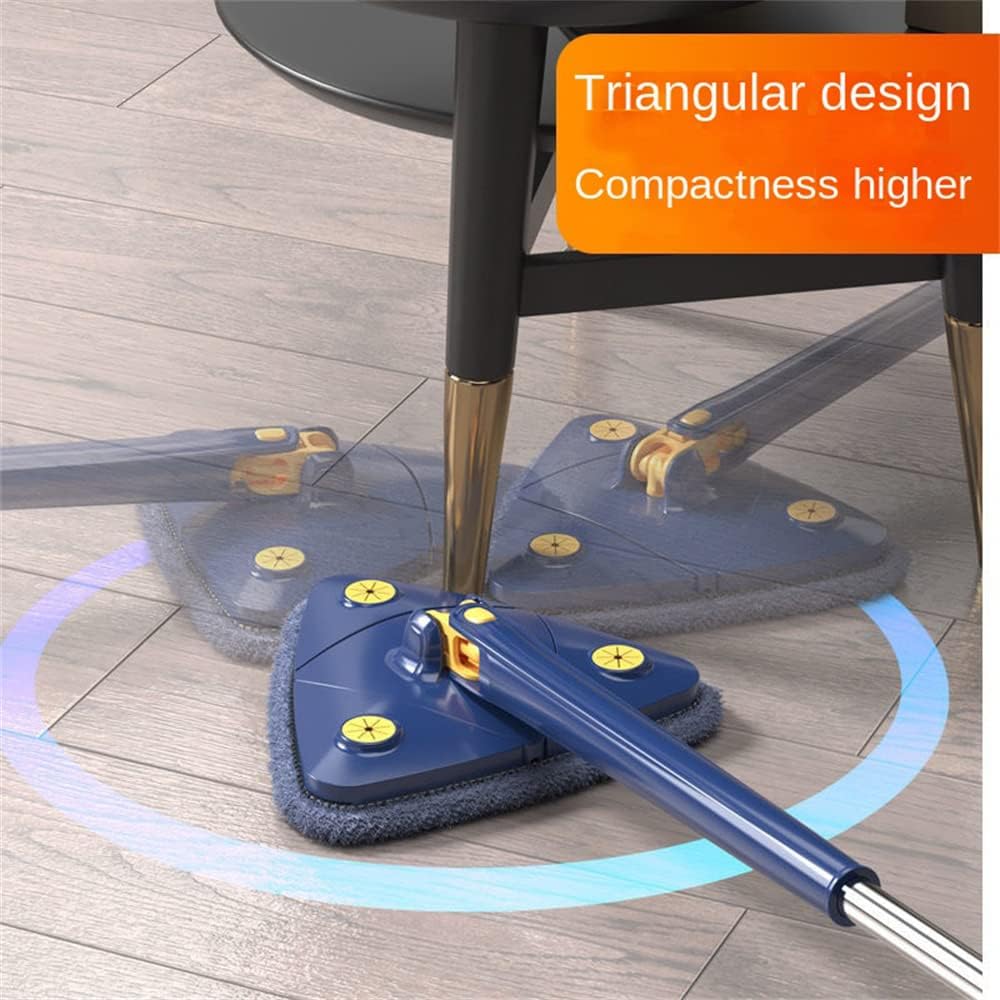 360° Rotating Wet & Dry Triangular Mop – Versatile Cleaning for Floors, Windows & More