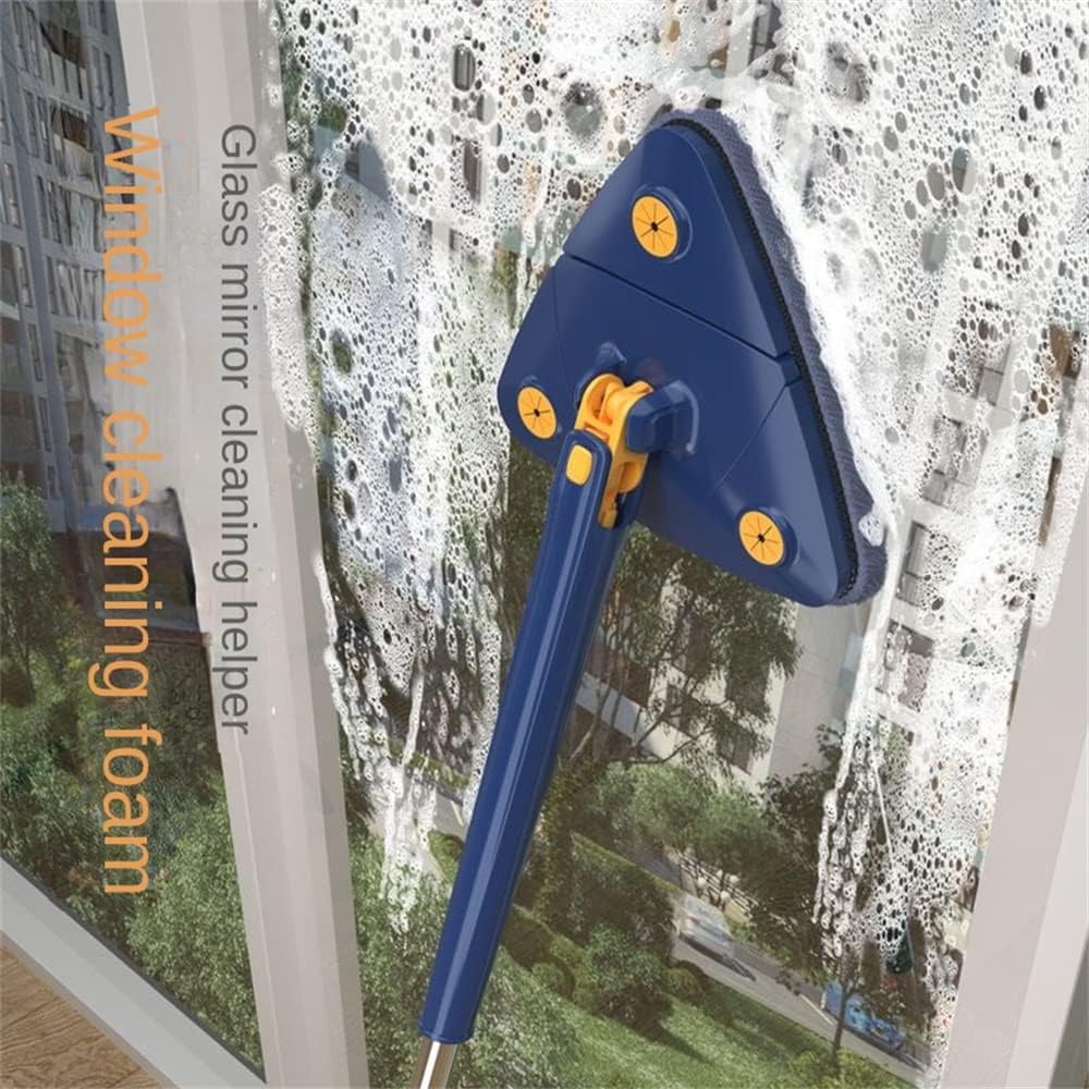 360° Rotating Wet & Dry Triangular Mop – Versatile Cleaning for Floors, Windows & More