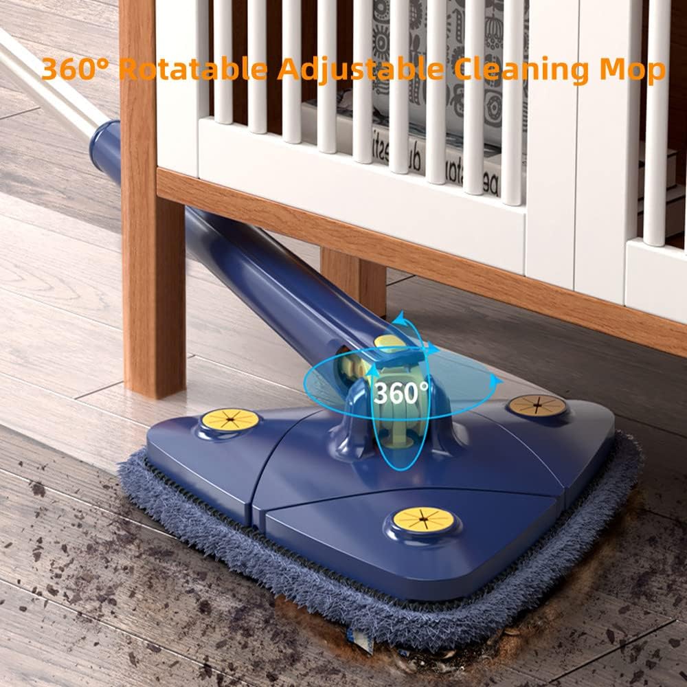 360° Rotating Wet & Dry Triangular Mop – Versatile Cleaning for Floors, Windows & More