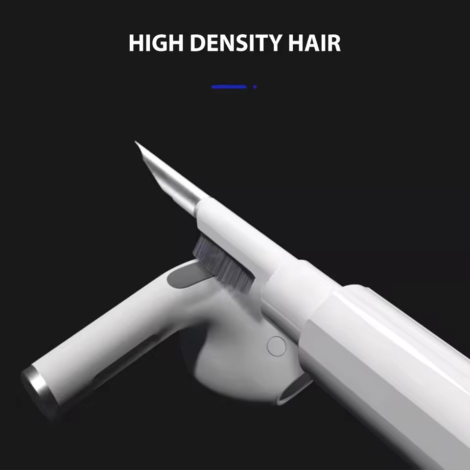 Bluetooth Earphones Cleaner Kit, Earbuds Cleaning Kit, Multi-Function Cleaning Pen With Soft Brush Flocking Sponge For Headphone