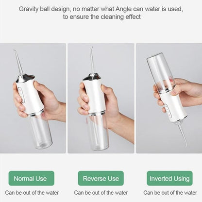 Portable Water Flosser | 360° Rotating Nozzle Oral Irrigator for Deep Cleaning